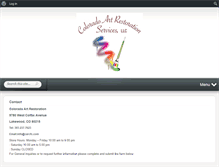 Tablet Screenshot of coloradoartrestoration.com